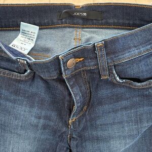 Joe's Jeans Dark Wash Mid-Rise Denim Capris